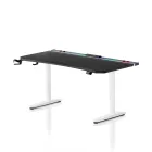 DIABLO X-Forge 1600 elektromos gamer asztal, 160 x 70 cm, fekete-fehér