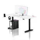 DIABLO X-Forge 1600 elektromos gamer asztal, 160 x 70 cm, fehér-fekete