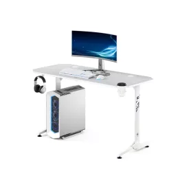 DIABLO X-Mate 1400 gamer asztal, 140x60x75 cm, fehér
