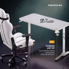 DIABLO X-Mate 1400 gamer asztal, 140x60x75 cm, fehér