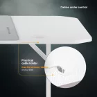 DIABLO X-Mate 1600 gamer asztal, 160x75x75 cm, fehér