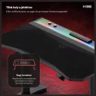 Diablo X-Forge Nagy méretű gamer asztali alátét, Burned Black  – 120x52 cm