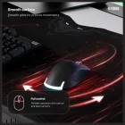 Diablo X-Forge Nagy méretű gamer asztali alátét, Black Nightwolf moon  – 120x52 cm