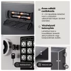 JAN NOWAK HECTOR Mini elektronikus kódzáras széf – 230x170x170 mm