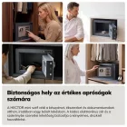 JAN NOWAK HECTOR Mini elektronikus kódzáras széf – 230x170x170 mm