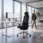 JAN NOWAK AXIS ergonomikus irodai szék, hálós, fekete