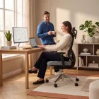 JAN NOWAK AXIS ergonomikus irodai szék, hálós, sötétszürke