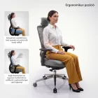 JAN NOWAK AXIS ergonomikus irodai szék, hálós, sötétszürke