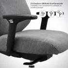 JAN NOWAK AXIS ergonomikus irodai szék, sötétszürke