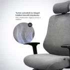 JAN NOWAK AXIS ergonomikus irodai szék, sötétszürke