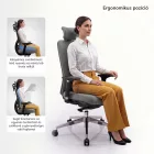 JAN NOWAK AXIS ergonomikus irodai szék, sötétszürke