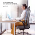 JAN NOWAK AXIS ergonomikus irodai szék, sötétszürke