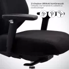 JAN NOWAK AXIS ergonomikus irodai szék, fekete