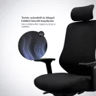 JAN NOWAK AXIS ergonomikus irodai szék, fekete
