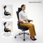 JAN NOWAK AXIS ergonomikus irodai szék, fekete