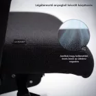 JAN NOWAK VECTOR ergonomikus irodai szék, fekete