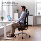 JAN NOWAK VECTOR ergonomikus irodai szék, fekete