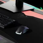 Diablo X-Forge Nagy méretű gamer asztali alátét, Black Akira Pink  – 140x52 cm