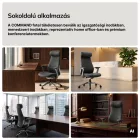 JAN NOWAK COMMAND vezetői irodai szék, szürke kárpit