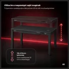 DIABLO X-RIFT elektromosan állítható gamer íróasztal, 120 x 63 cm