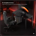 DIABLO X-RIFT elektromosan állítható gamer íróasztal, 120 x 63 cm