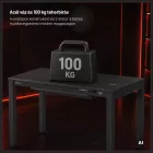 DIABLO X-RIFT elektromosan állítható gamer íróasztal, 120 x 63 cm