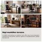 JAN NOWAK ORBIT ergonomikus irodai szék, fejtámla nélkül
