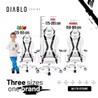 DIABLO X-HORN gamer szék, Normal size, szövetes, kék Rainbow blue