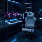 DIABLO X-HORN gamer szék, Normal size, szövetes, kék Rainbow blue