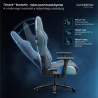 DIABLO X-HORN gamer szék, Normal size, szövetes, kék Rainbow blue