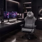 DIABLO X-HORN gamer szék, normal size, szövetes, szürke Rainbow Grey
