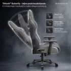 DIABLO X-HORN gamer szék, normal size, szövetes, szürke Rainbow Grey