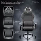 DIABLO X-HORN gamer szék, normal size, szövetes, szürke Rainbow Grey