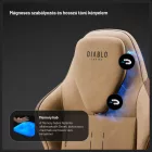 DIABLO X.ONE Prime gamer szék, normal size, barna, camel brown