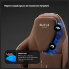 DIABLO X.ONE Prime gamer szék, normal size, barna, cinnamon brown