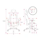 DIABLO X.Eye Prime gamer szék, normal size, barna, cinnamon brown