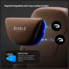 DIABLO X.Eye Prime gamer szék, normal size, barna, cinnamon brown