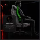 DIABLO X.Eye Prime gamer szék, normal size, szürke, Stone Grey