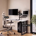 JAN NOWAK MARK Monitor- és laptopállvány 2 az 1-ben, fekete