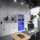 JAN NOWAK BEATA fém iratszekrény 900x930x400, modell szürke