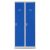 JAN NOWAK KACPER pléh öltözőszekrény, kétmodulos, 800x1800x500, modell szürke-kék