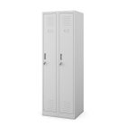 JAN NOWAK KACPER II pléh öltözőszekrény, kétmodulos, 600x1800x500, modell szürke