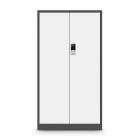 JAN NOWAK DANIEL fém iratszekrény 900x1850x400, modell antracit-fehér