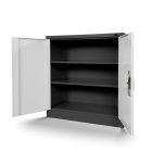 JAN NOWAK BEATA fém iratszekrény 900x930x400, modell antracit-fehér