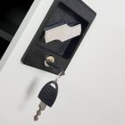 JAN NOWAK BEATA fém iratszekrény 900x930x400, modell antracit-fehér