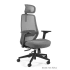 UNIQUE Sonic ergonomikus irodai szék, szürke
