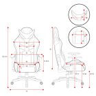 DIABLO X-Ray 2.0 King size gamer szék, fekete-szürke