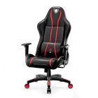 DIABLO X-ONE 2.0 gamer szék, King size, fekete-piros, összeszerelt, sérült