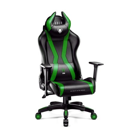 DIABLO X-HORN gamer szék, Normal size, fekete-zöld
