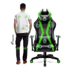 DIABLO X-HORN gamer szék, Normal size, fekete-zöld